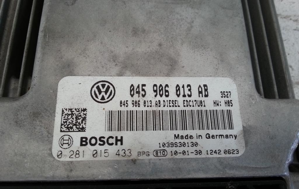 Seat Ibiza 6J Bj.10 Motorsteuerger&auml;t Tacho Z&uuml;ndschloss 045906013AB